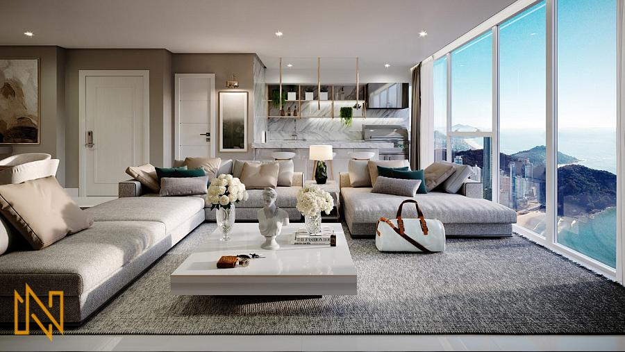 Lançamento Apartamento Frente Mar com 4 Suítes em Balneário Camboriú